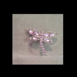 Purple and Pink Dragonfly Brooch $5 add on